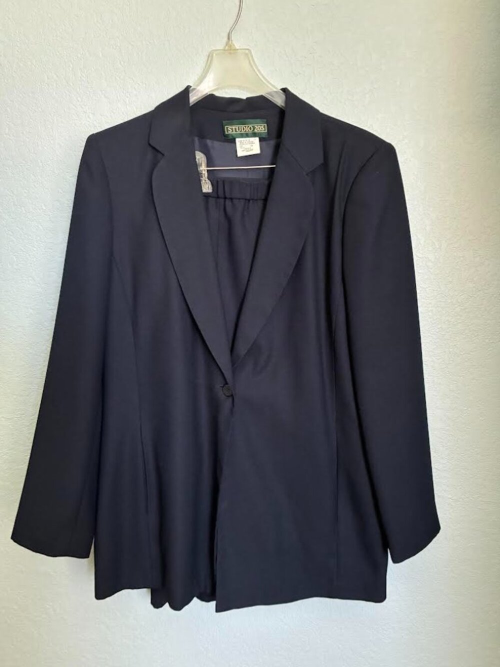 Studio 205 Navy Blue Skirt Suit - Size 12